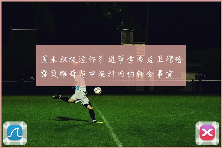 国米积极运作引进萨索洛后卫穆哈雷莫维奇与中场科内的转会事宜